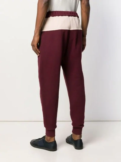 Shop Marni Track Trousers In Red