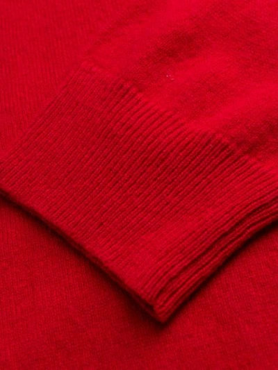 HAIDER ACKERMANN CREW NECK JUMPER - 红色