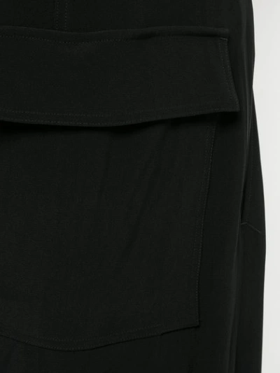 Shop Rick Owens Drop-crotch Trousers - Black
