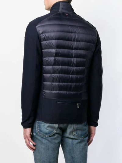 Shop Parajumpers Padded Fleece Jacket In Blue