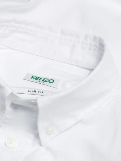 Shop Kenzo Button Down Shirt - White