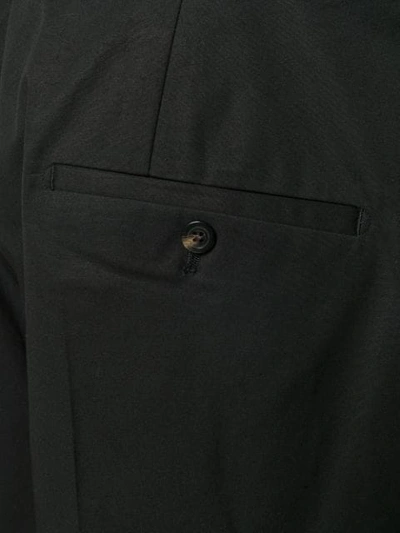 Shop Rick Owens Karloff Cropped Trousers In Black