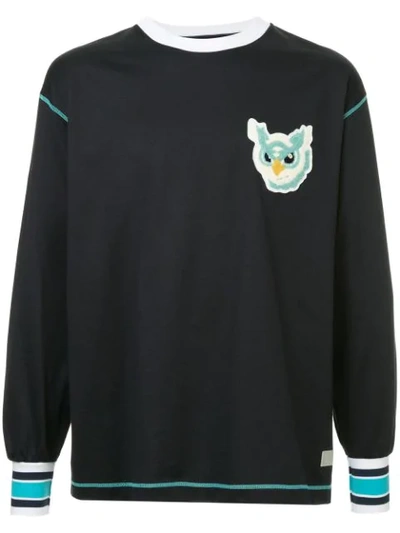Shop A(lefrude)e Owl Patch Sweatshirt - Black