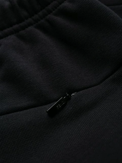 Shop Fendi Slim-fit Trackpants In Black