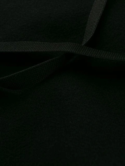 Shop Ben Taverniti Unravel Project Slogan Print Hoodie In Black