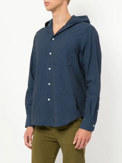 Shop Loewe Hood Shirt In Blue