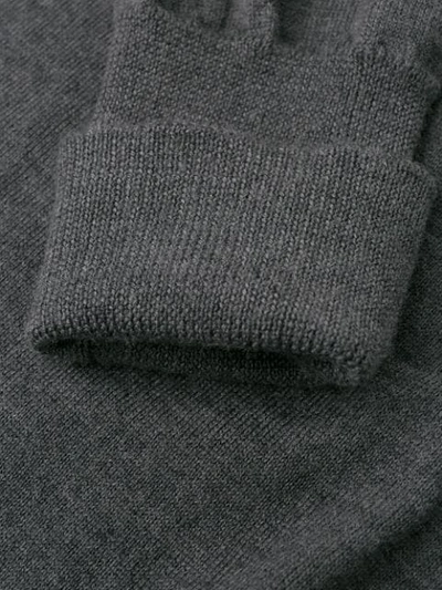 Shop Anglozine Tail End Charlie Jumper In Grey