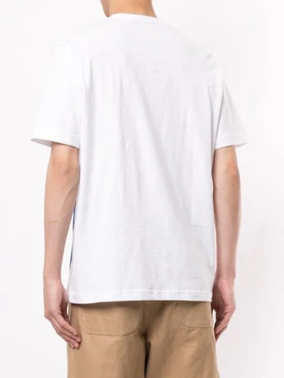 Shop Junya Watanabe Fish Print T-shirt In White