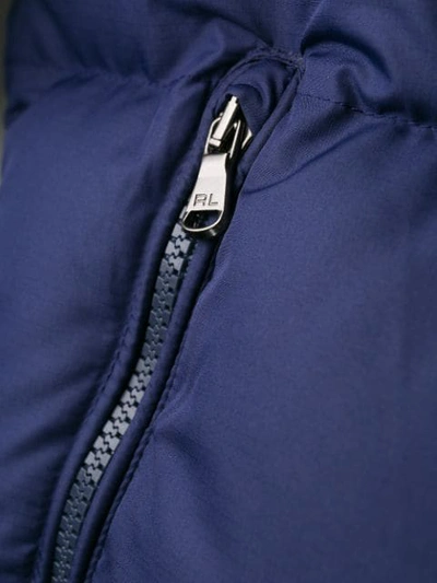 Shop Polo Ralph Lauren Padded Vest In Blue