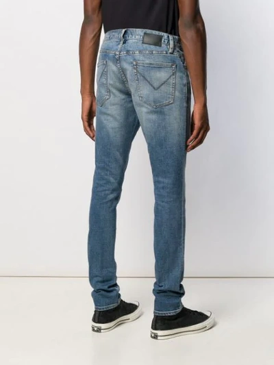 Shop John Varvatos Faded Jeans In Blue