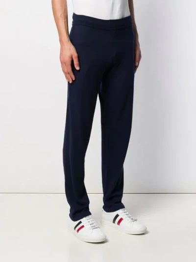 Shop Canali Straight-leg Trousers In Blue