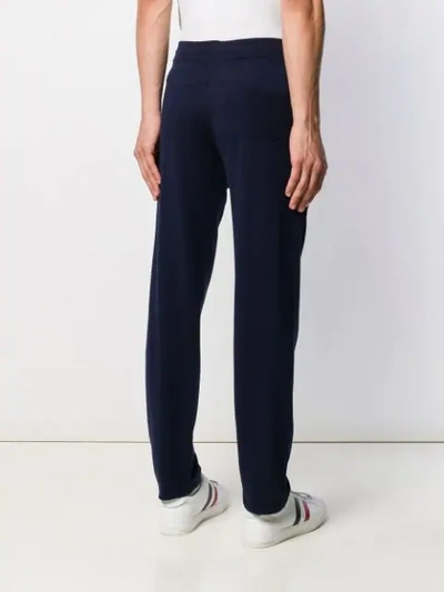 Shop Canali Straight-leg Trousers In Blue