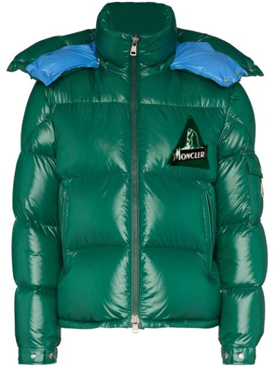 Shop Moncler Wilson Padded Jacket In Green