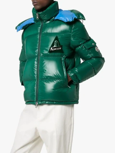 Shop Moncler Wilson Padded Jacket In Green
