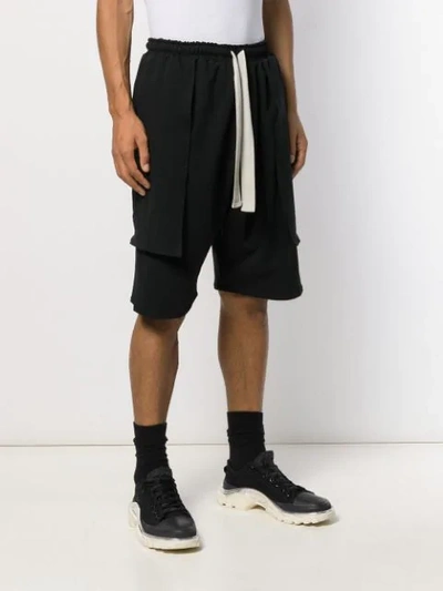 Shop Alchemy Drawstring Knee-length Shorts In Black