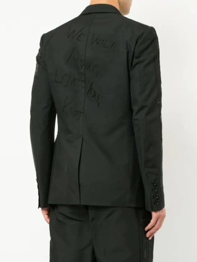 Shop Takahiromiyashita The Soloist Western Button Blazer In Black