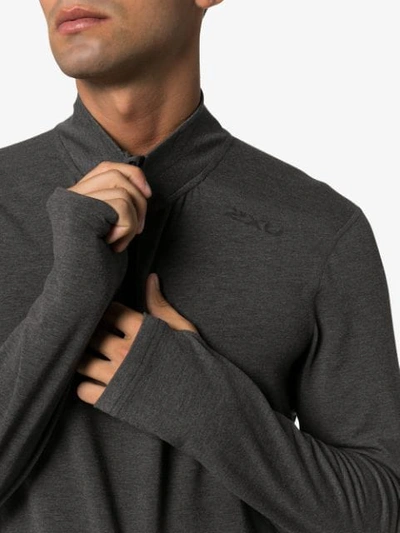 Shop 2xu Heat Long-sleeve Top In Grey