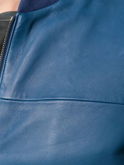 Shop Etro Bomber Jacket In 201 Blue