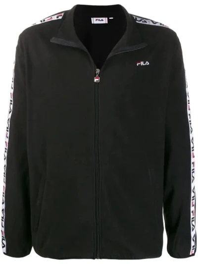 Shop Fila Side-stripe Track Jacket In Black