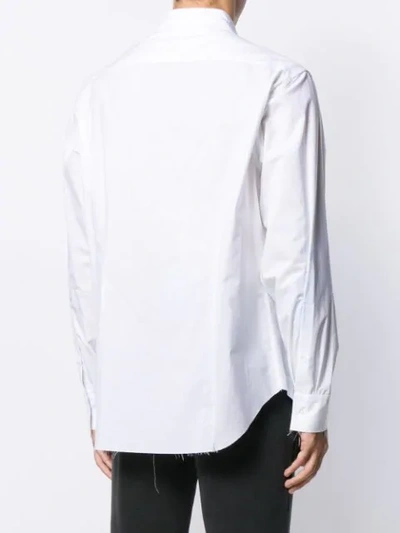 Shop Off-white Rose Print Shirt In White