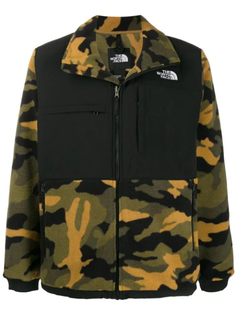 camo north face fleece