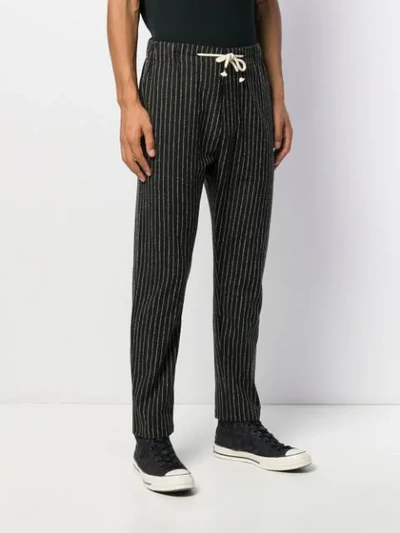 Shop The Silted Company Striped Trousers In Black