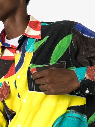 Shop Jacquemus Felix Printed Shirt In Multicoloured