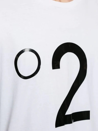 Shop N°21 Logo Printed T-shirt In White