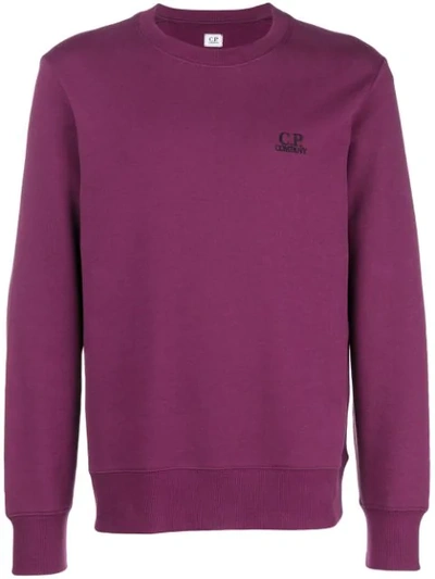 Shop C.p. Company Cp Company Crew Neck Sweatshirt - Pink