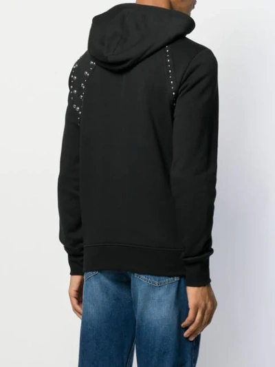 Shop Alexander Mcqueen Studded Hoodie In Black