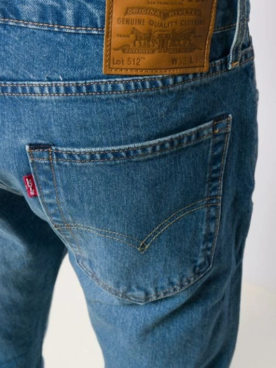 Shop Levi's Slim Faded Jeans In Blue