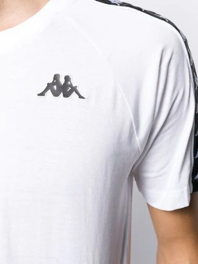 Shop Kappa Printed Logo T-shirt In White