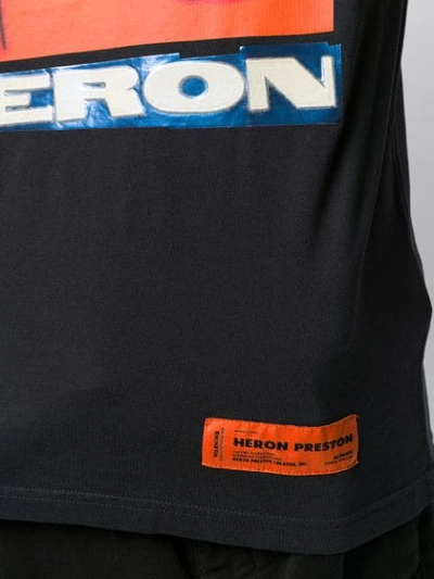 Shop Heron Preston Heron Printed T-shirt In Black
