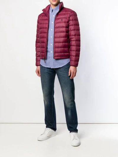 Shop Polo Ralph Lauren Padded Jacket - Red