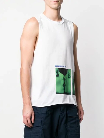 Shop Dsquared2 X Mert & Marcus 1994 Printed Tank Top In White