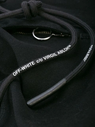 OFF-WHITE BELTED SLIM-FIT JEANS - 黑色
