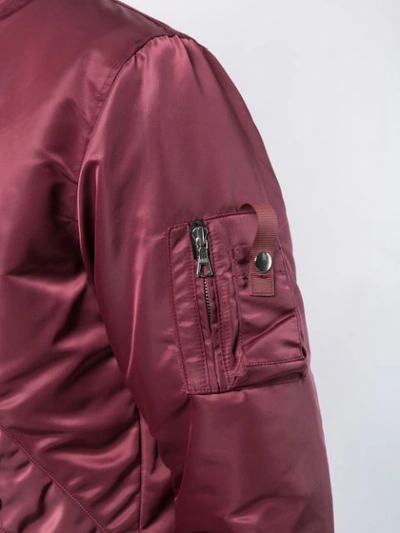 Shop John Elliott Classic Bomber Jacket In Red