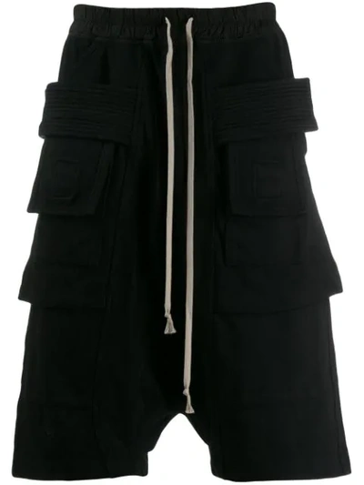 Shop Rick Owens Drkshdw Drop-crotch Shorts In Black