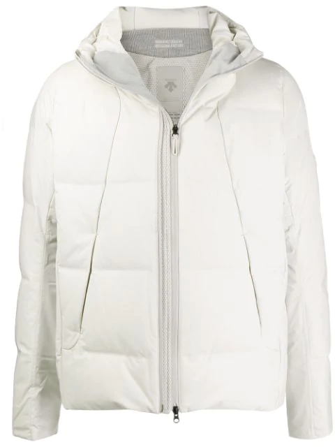 white padded jacket