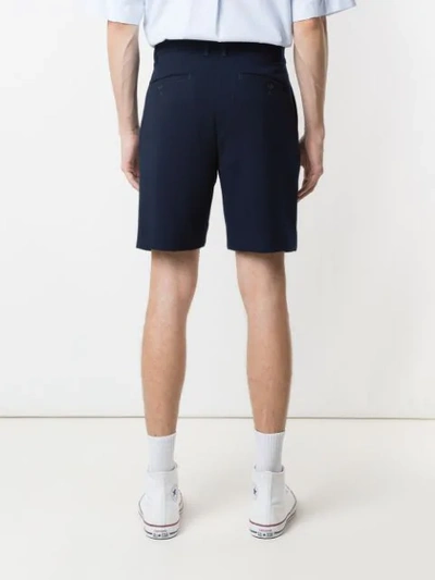 Shop À La Garçonne Tailored Shorts In Blue
