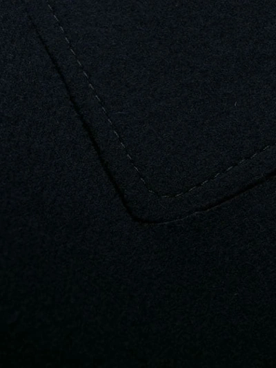 Shop Maison Margiela Cut Out Detailed Blazer In Blue