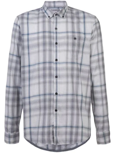 Shop Michael Bastian Plaid Button Down Shirt - White