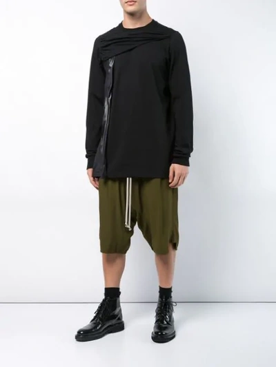 Shop Rick Owens Basket Swinger Shorts In Green