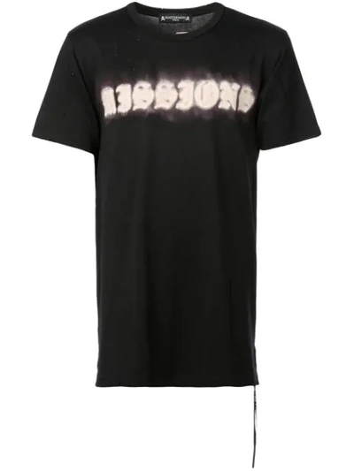 Shop Mastermind Japan Mastermind World Missions T-shirt - Black