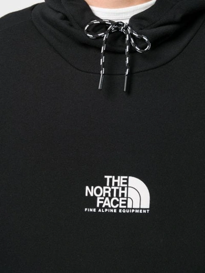 Shop The North Face Logo Print Hoodie In Black