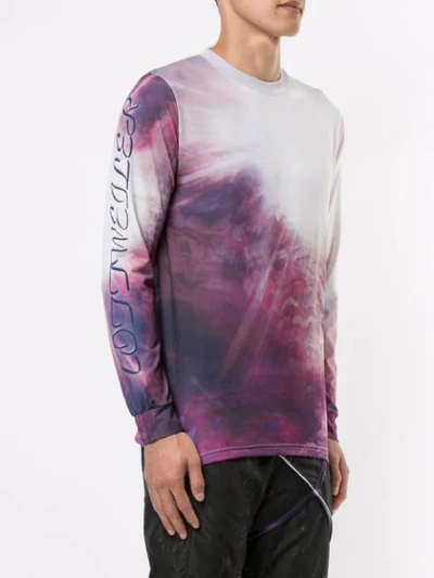Shop Cottweiler All-over Print Sweatshirt In Purple