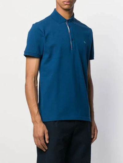 Shop Etro Klassisches Poloshirt In Blue