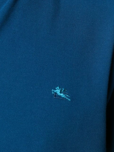 Shop Etro Klassisches Poloshirt In Blue