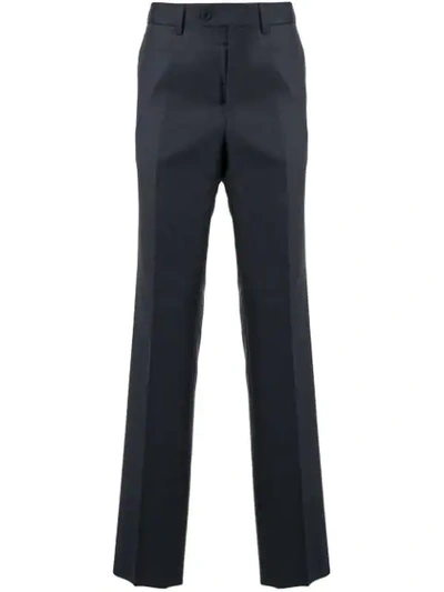Shop Gieves & Hawkes Slim-fit Tailored Trousers In Blue