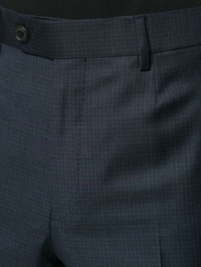 Shop Gieves & Hawkes Slim-fit Tailored Trousers In Blue